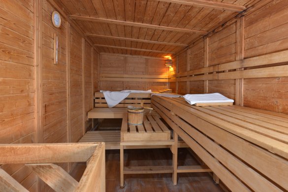 Finnische Sauna in der Hotel- und Ferienanlage Kapitäns-Häuser in Breege auf Rügen