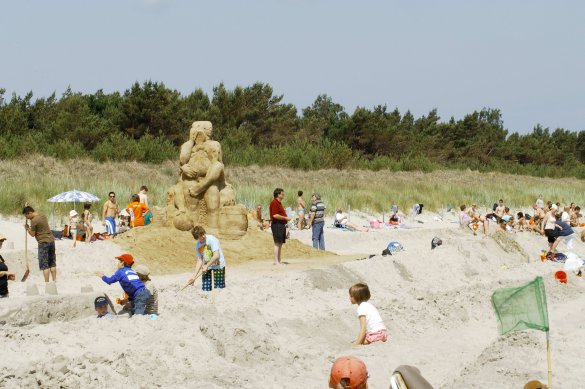 Familienurlaub am Strand von Breege auf Rügen